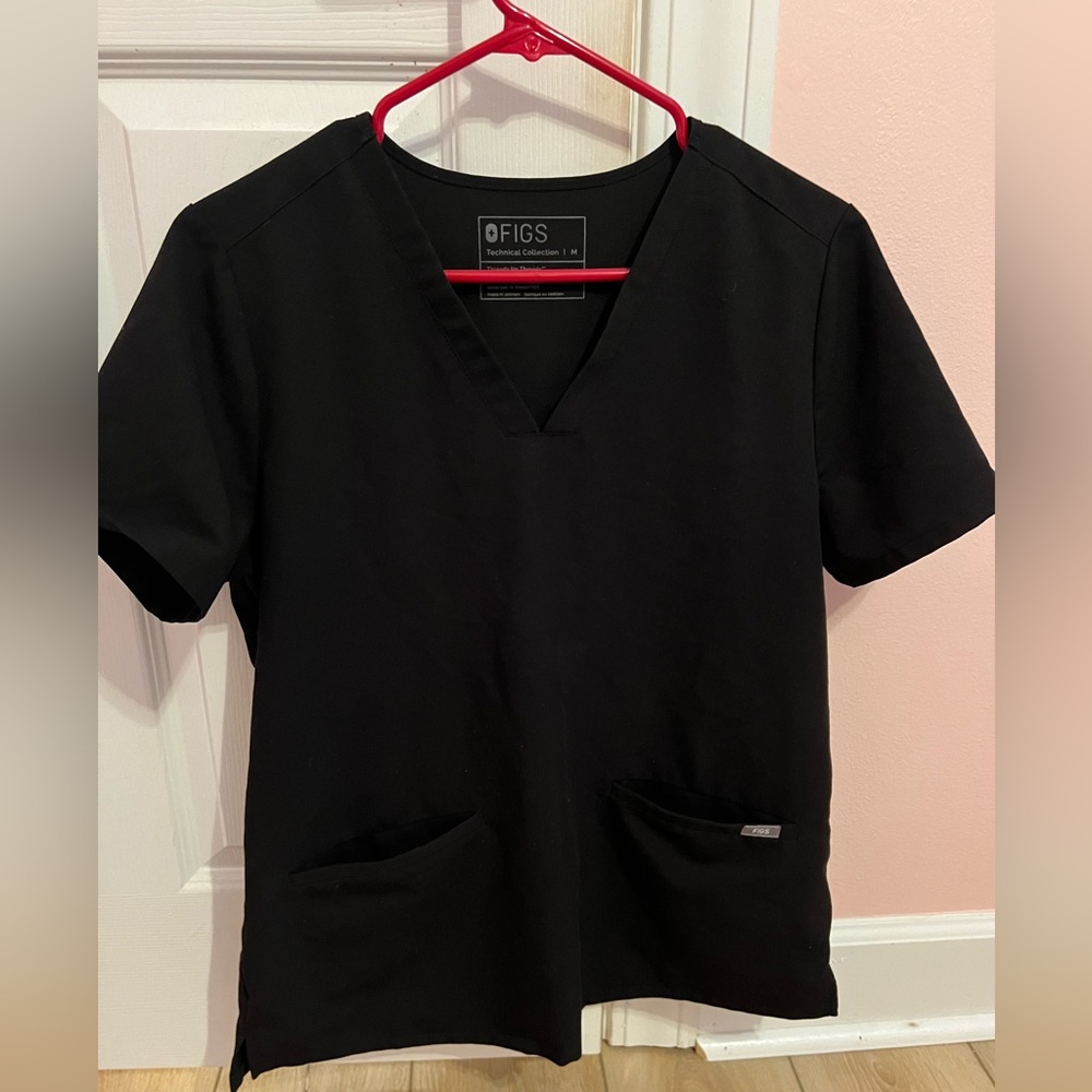 Black Figs Scrub Top